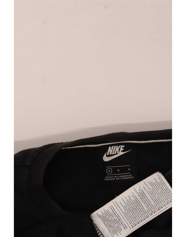 Felpa Nike da uomo con vestibilità ampia e grafica, color block medio nero