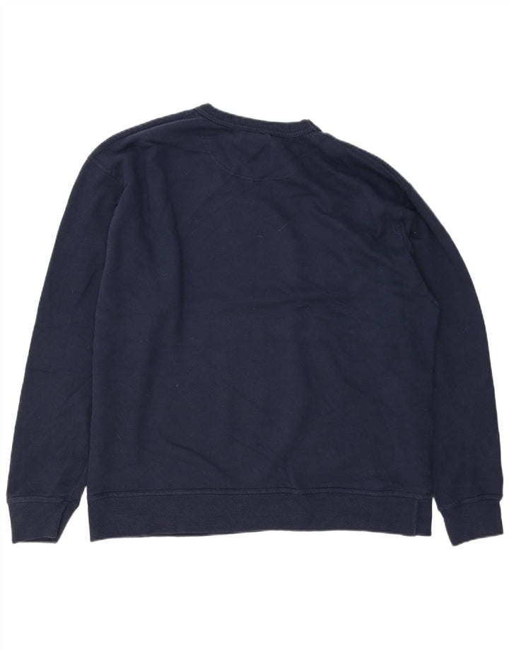 CHAMPION Felpa da uomo Maglione XL Blu navy in cotone