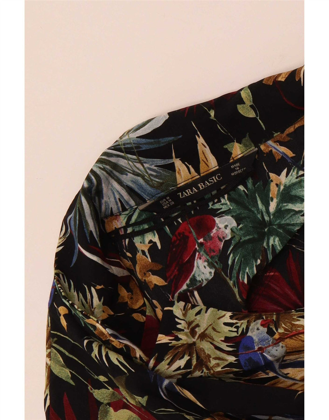 Tuta da donna Zara UK 14 Hawaiana floreale multicolore media