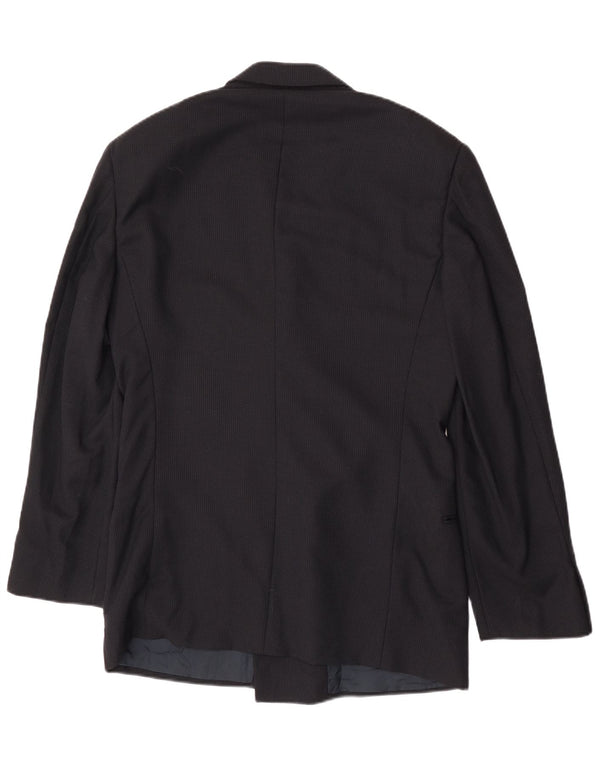 Giacca blazer da uomo Giorgio Armani IT 46 piccola blu navy classica