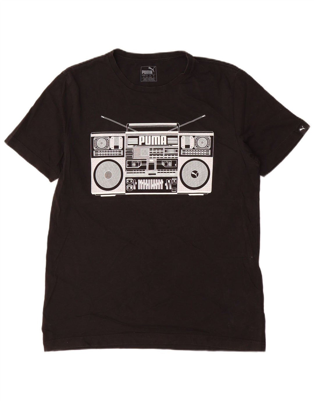 T-shirt grafica PUMA da uomo, colore nero medio