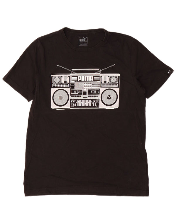 T-shirt grafica PUMA da uomo, colore nero medio