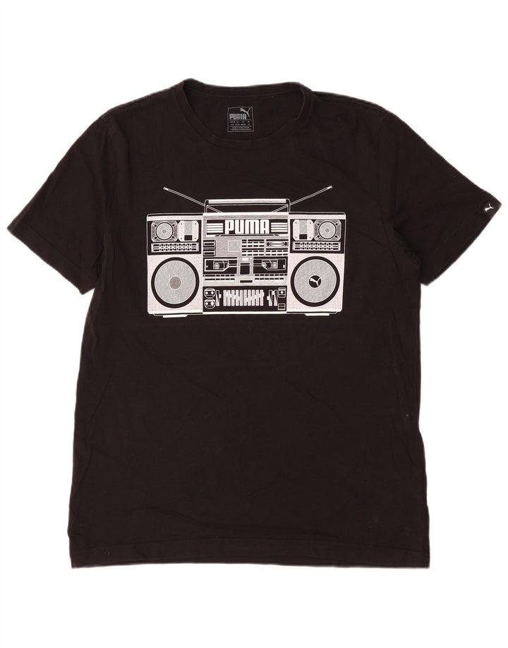 T-shirt grafica PUMA da uomo, colore nero medio