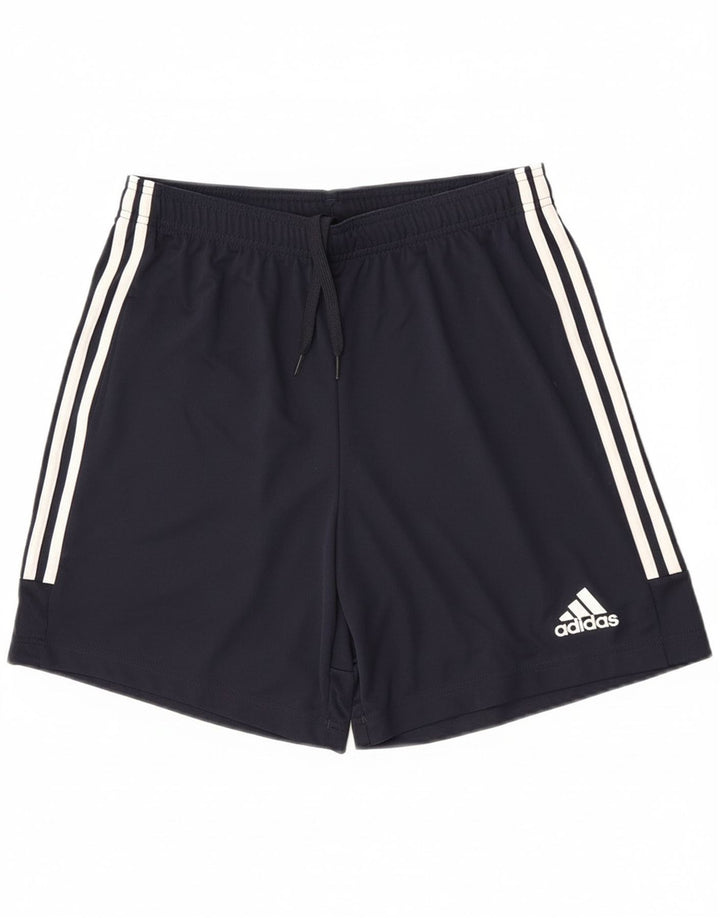 Pantaloncini sportivi Adidas Aeroready da uomo medi in poliestere blu navy