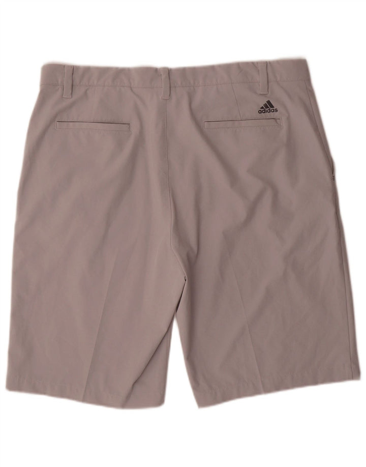 Pantaloncini chino da uomo ADIDAS W36 Large grigio poliestere