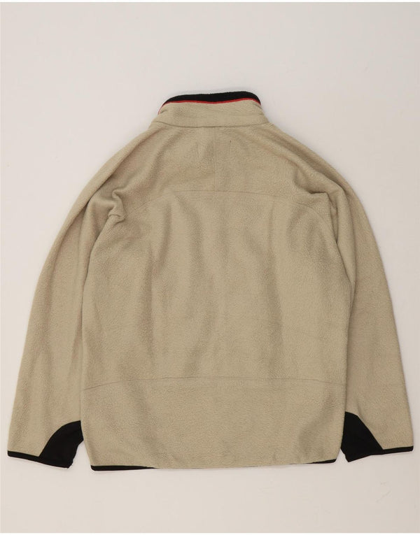 Giacca in pile da uomo Fila UK 36 Small Beige Colourblock Poliestere