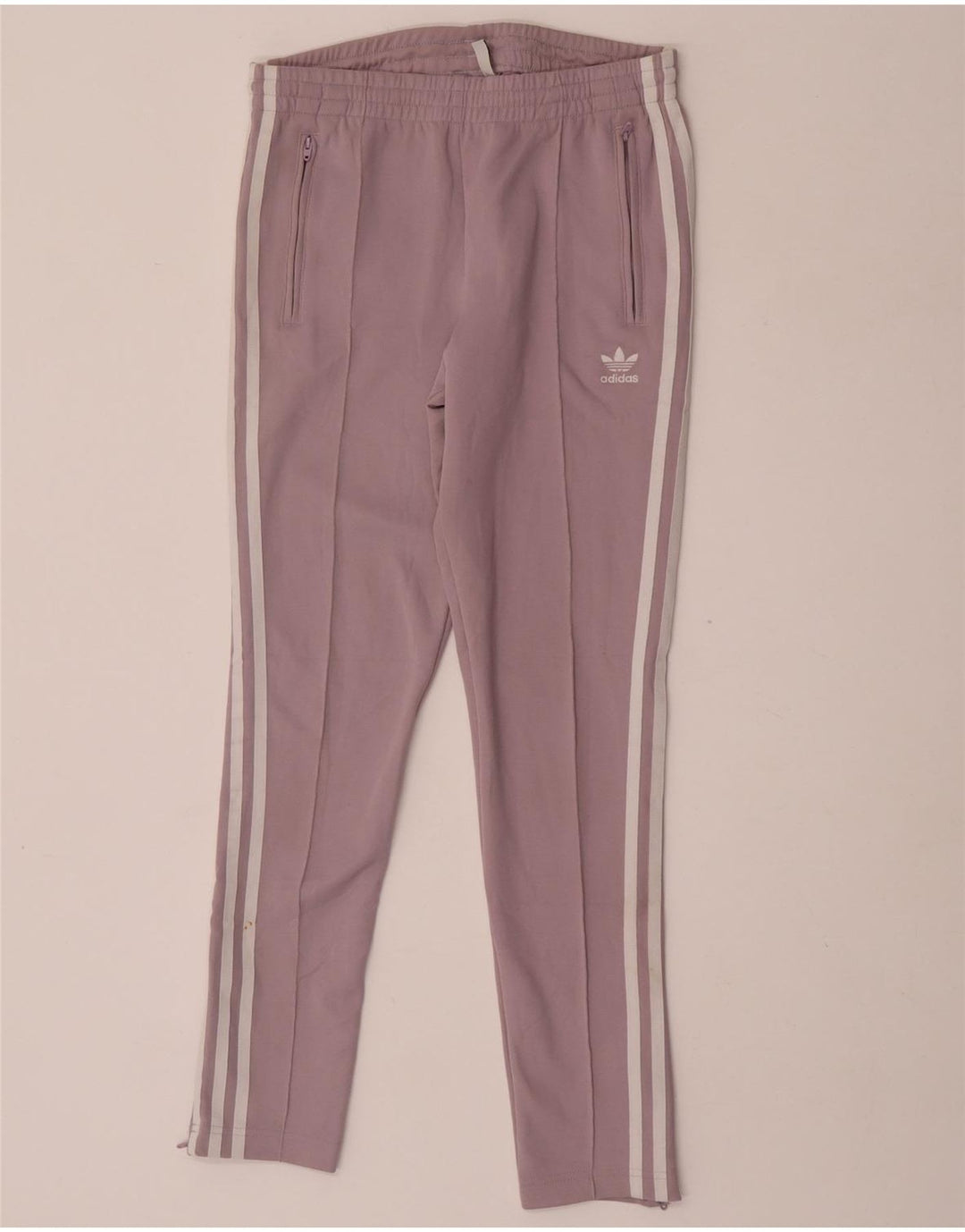 Pantaloni della tuta da donna Adidas UK 8 Small Viola Poliestere