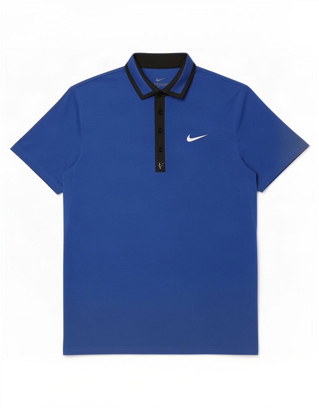 Polo Nike da uomo Dri Fit in poliestere color block blu medio
