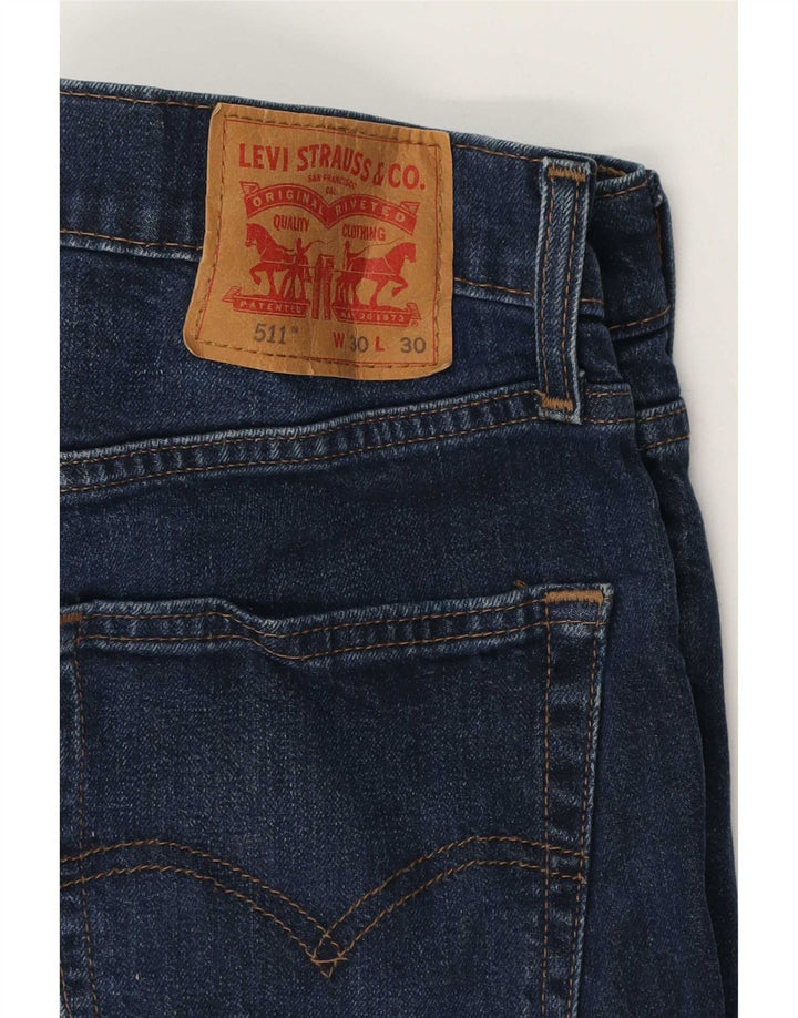 Jeans Levi's Uomo 511 Slim W30 L30 Cotone Blu