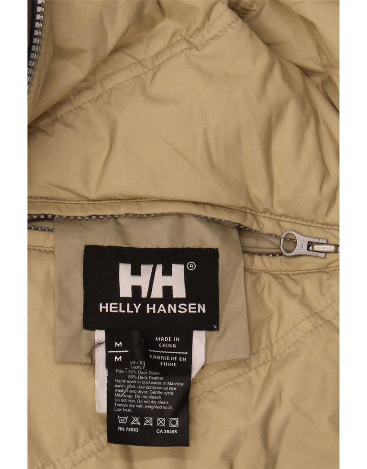 Giacca imbottita reversibile da uomo Helly Hansen UK 38 Nylon marrone medio
