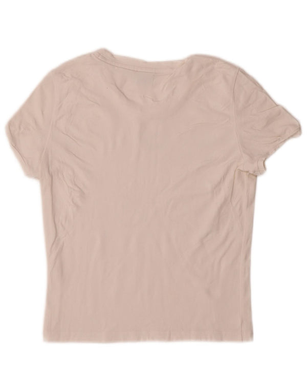 T-shirt grafica corta da donna Puma UK 8 piccola bianca