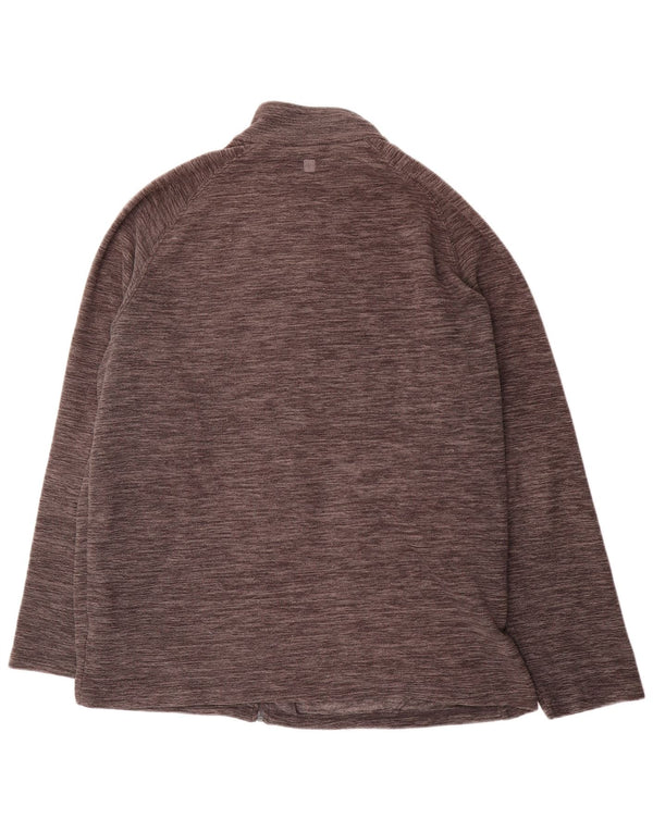 Giacca in pile da uomo dal taglio ampio Mountain Warehouse UK 40 Large Grey Flecked