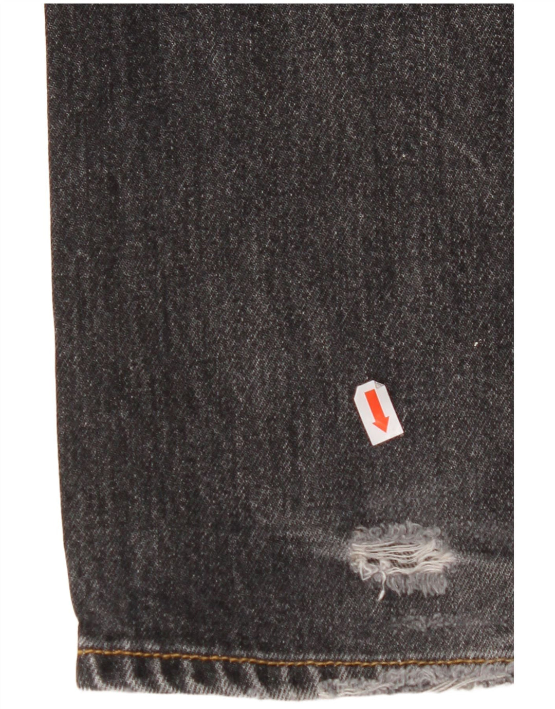 LEVI'S Jeans dritti da uomo 501 W32 L32 cotone nero