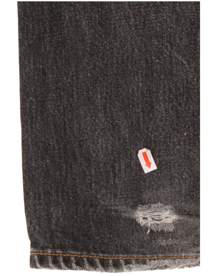 LEVI'S Jeans dritti da uomo 501 W32 L32 cotone nero