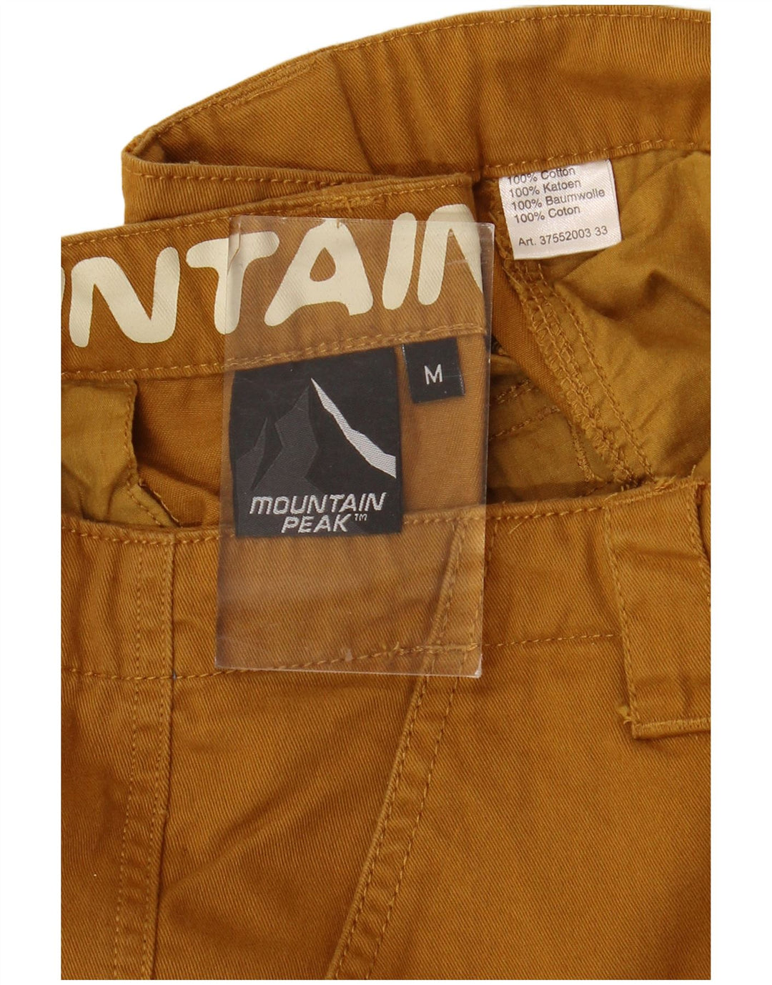 Pantaloncini cargo da uomo MOUNTAIN PEAK medi W32 in cotone marrone