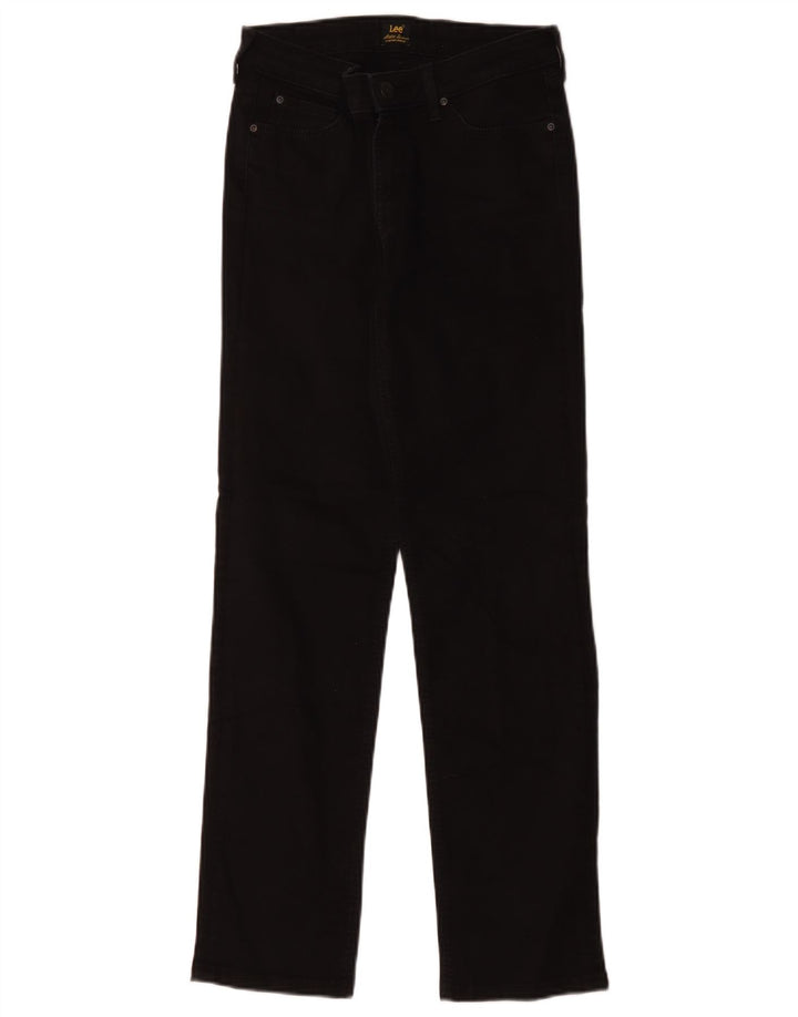 Jeans dritti Marion da donna Lee W29 L28 cotone nero
