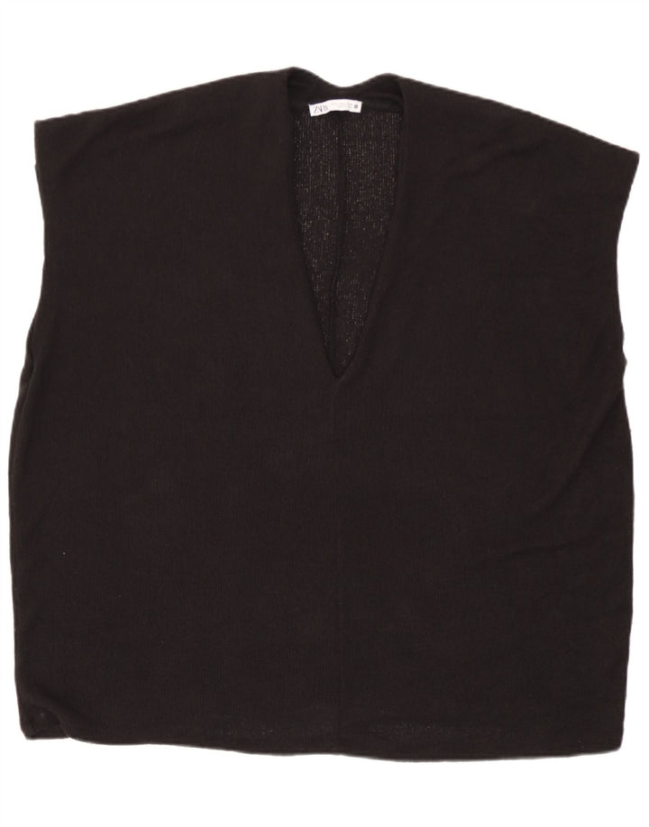 Canotta oversize da donna Zara, canotta grande nera