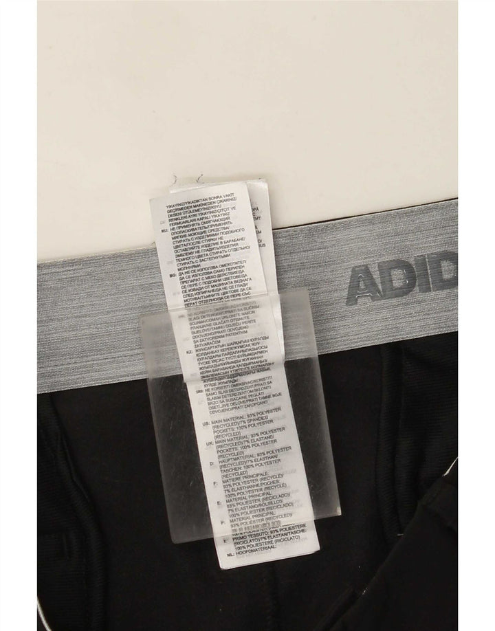 Pantaloni chino dritti da uomo Adidas W34 L32 poliestere nero