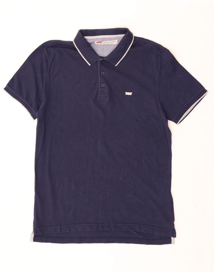 Polo LEVI'S da uomo Coupe Standard vestibilità standard cotone medio blu navy