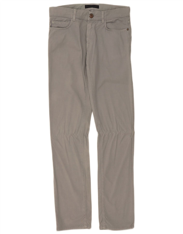 Pantaloni Casual Slim Uomo Trussardi W30 L34 Grigi
