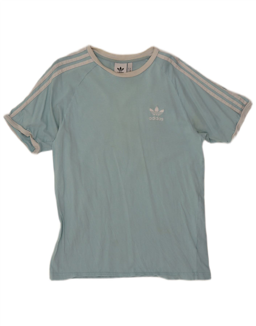 T-shirt da uomo ADIDAS Top blu medio in cotone