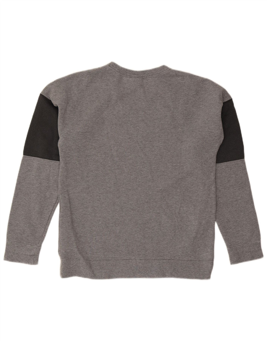 Felpa con grafica Nike da uomo, piccola, in cotone color block grigio