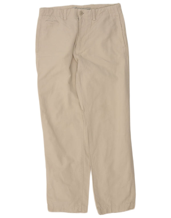 Pantaloni chino dritti da uomo Massimo Dutti EU 40 medio W31 L30 Beige