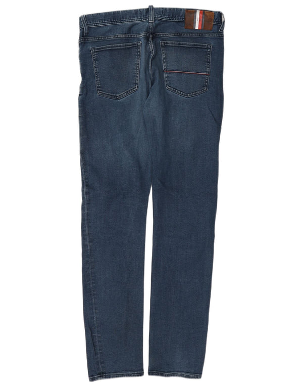 Tommy Hilfiger Donna Bleecker Slim Jeans W32 L34 Cotone Blu