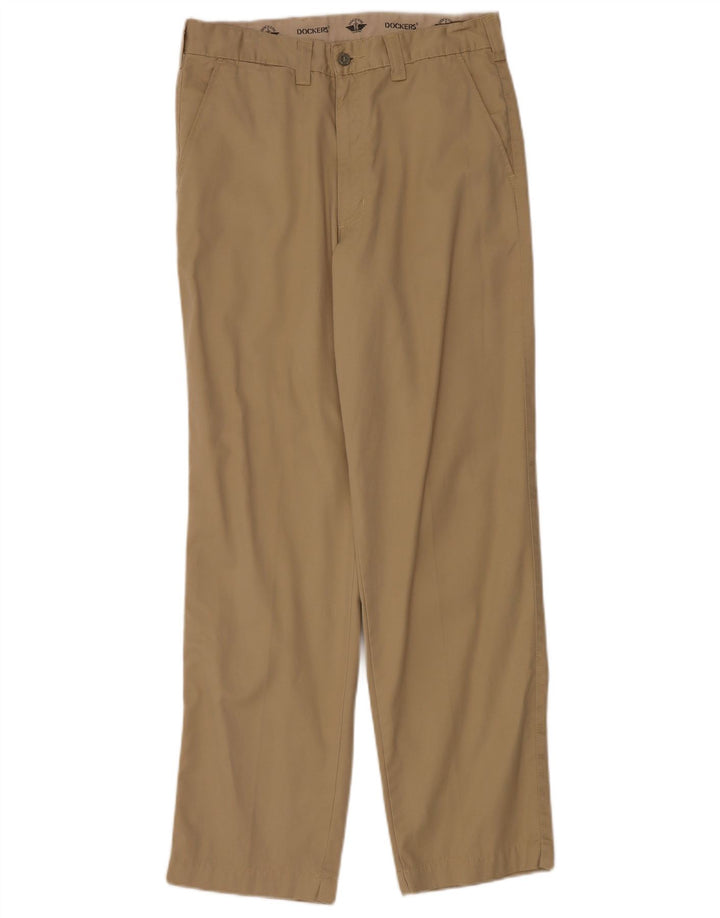 Pantaloni chino dritti da uomo Dockers W32 L30 Beige