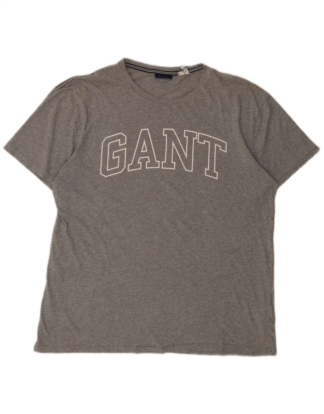 Gant T-shirt grafica da uomo Top grande in cotone grigio