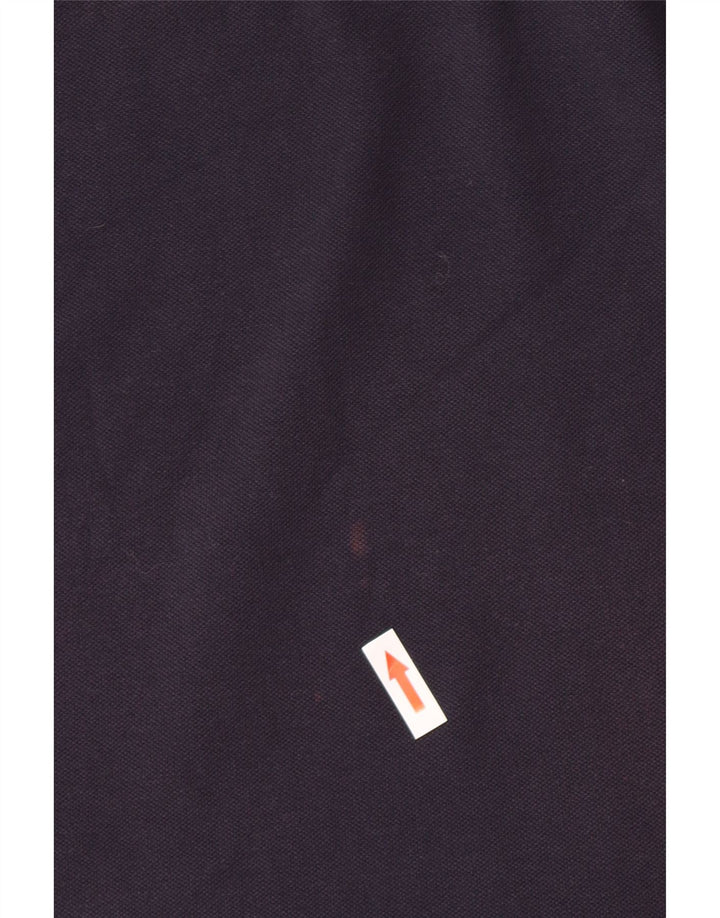 Polo da uomo Sundek grande in cotone blu navy