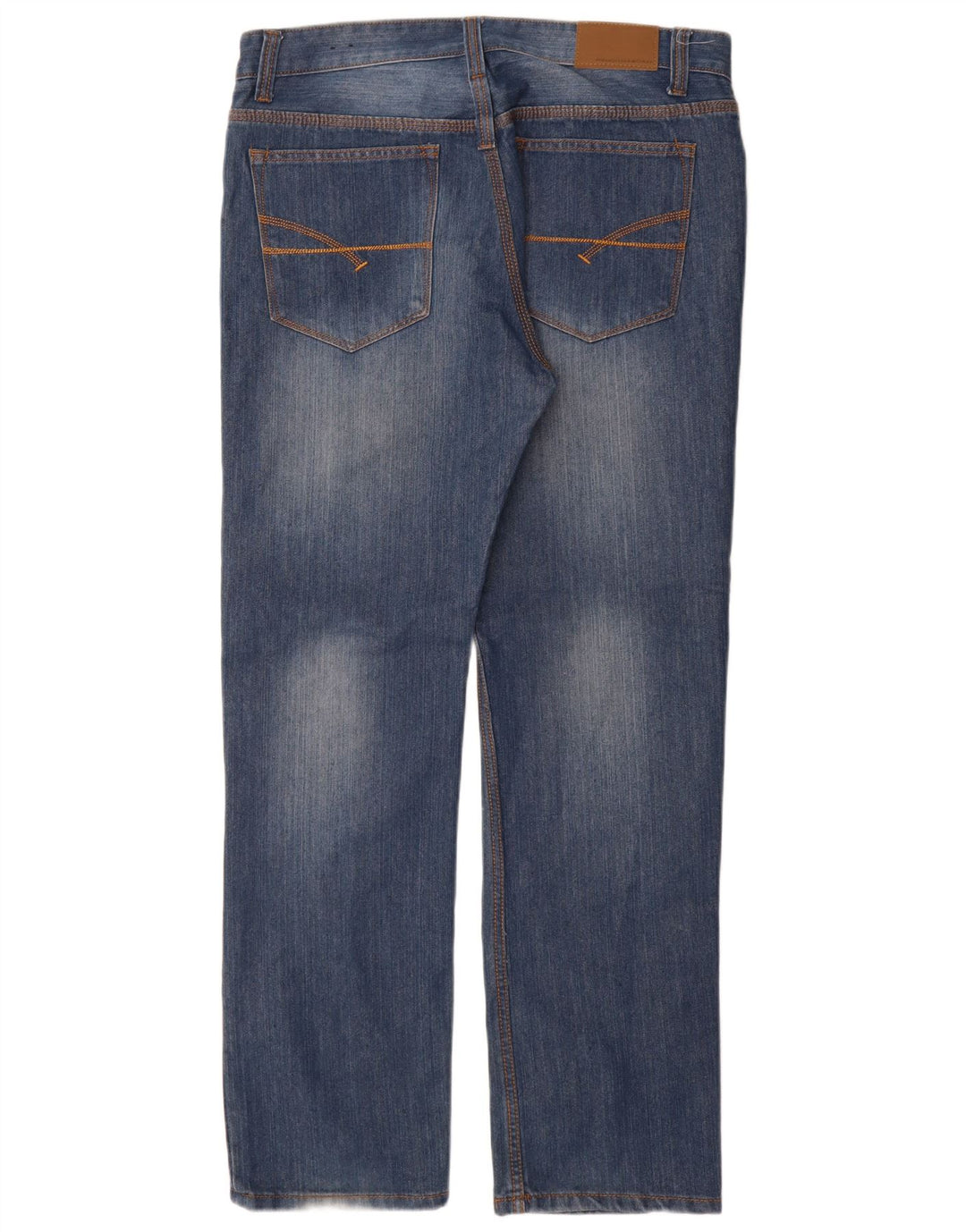 Jeans dritti da uomo vestibilità regolare French Connection W34 L32 cotone blu