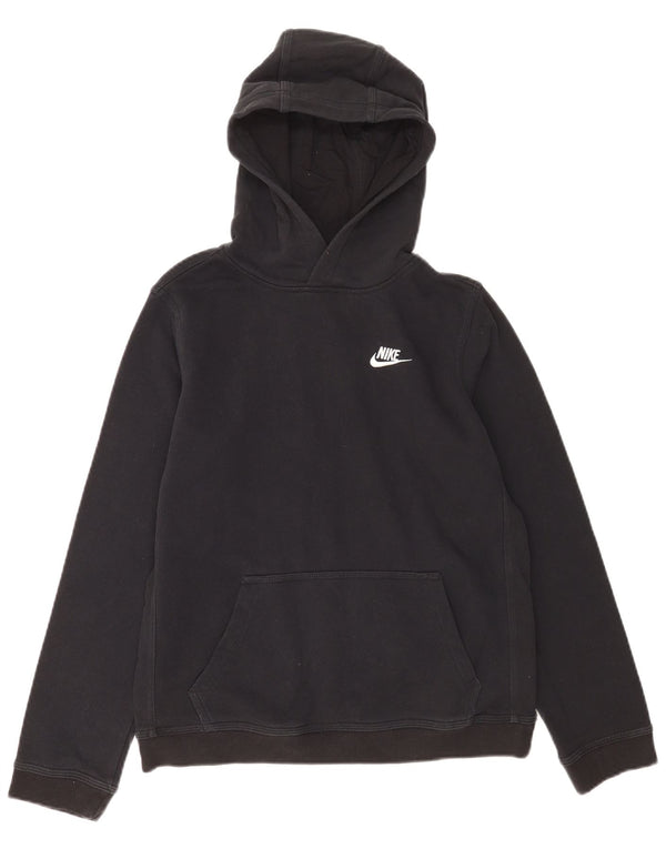 Felpa con cappuccio da ragazzo Nike 13-14 anni XL cotone nero