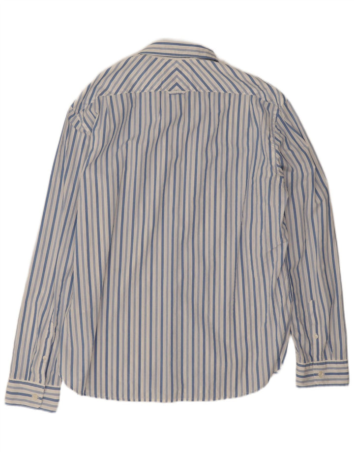 Camicia da uomo Dockers XL in cotone gessato blu