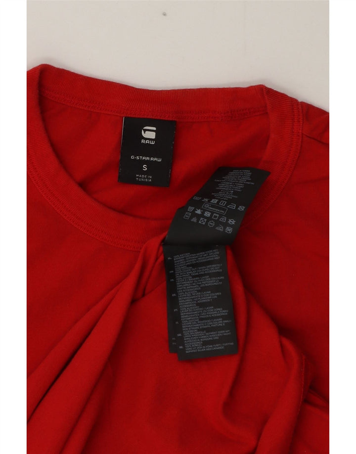 T-shirt da uomo G-Star Top piccola in cotone rosso