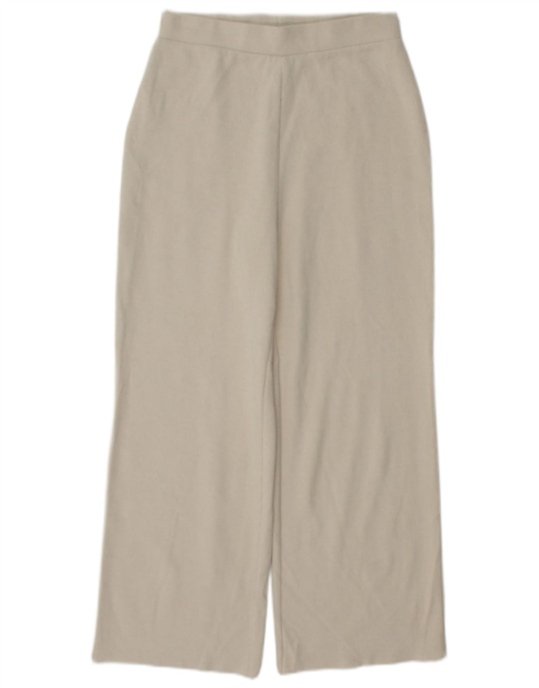 Pantaloni da tuta in maglia da donna Zara UK 10 piccoli bianco sporco
