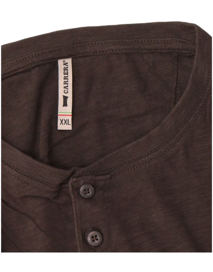 T-shirt da uomo Carrera Top 2XL cotone grigio