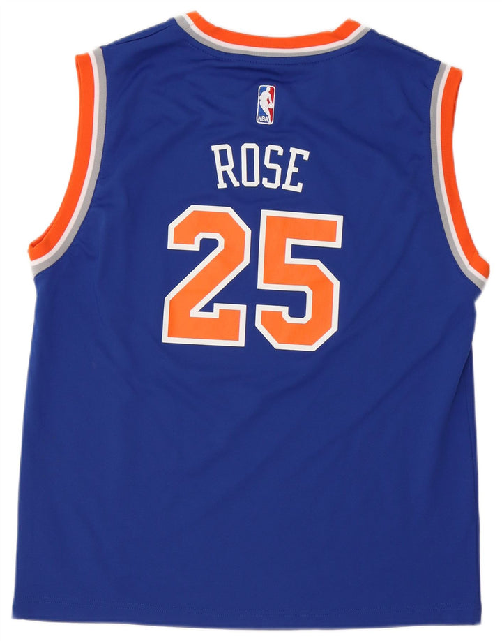Canotta grafica da uomo ADIDAS New York Knicks XL poliestere blu