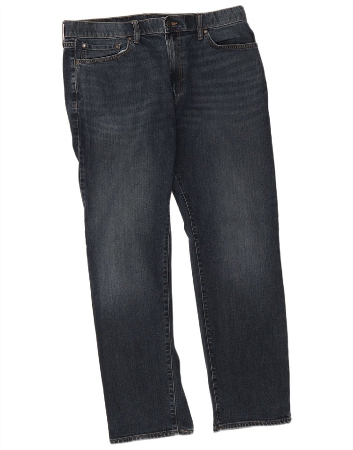 Jeans dritti regolari da uomo Marks & Spencer W36 L31 cotone blu
