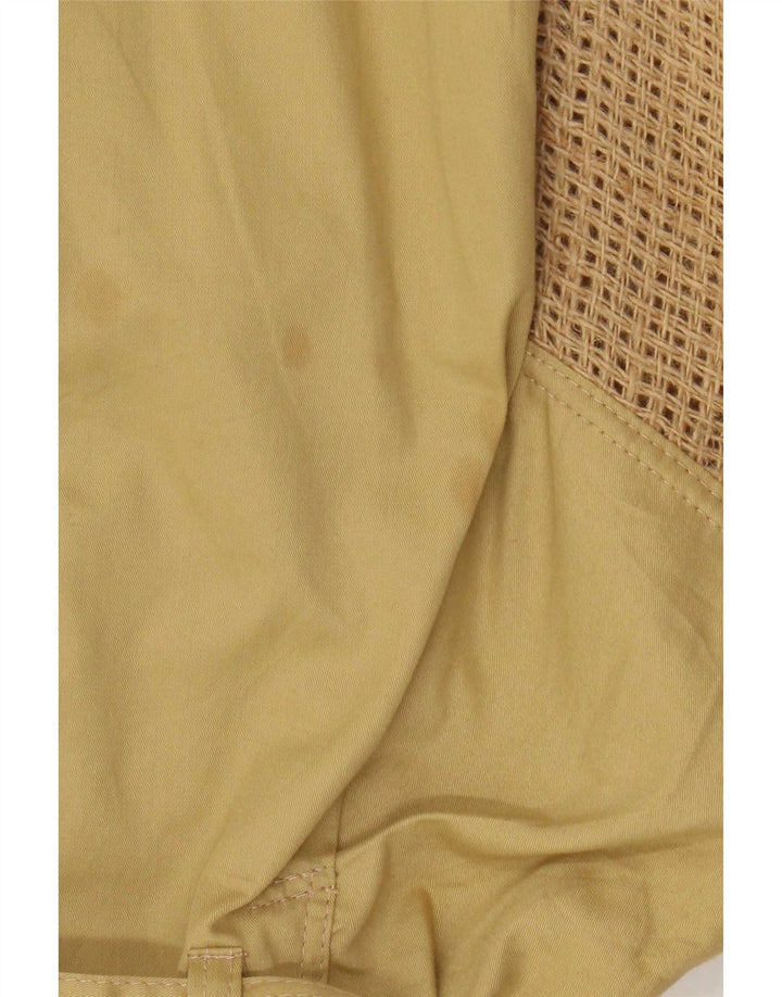 Giacca bomber a pipistrello da donna vintage UK 14 cotone giallo medio