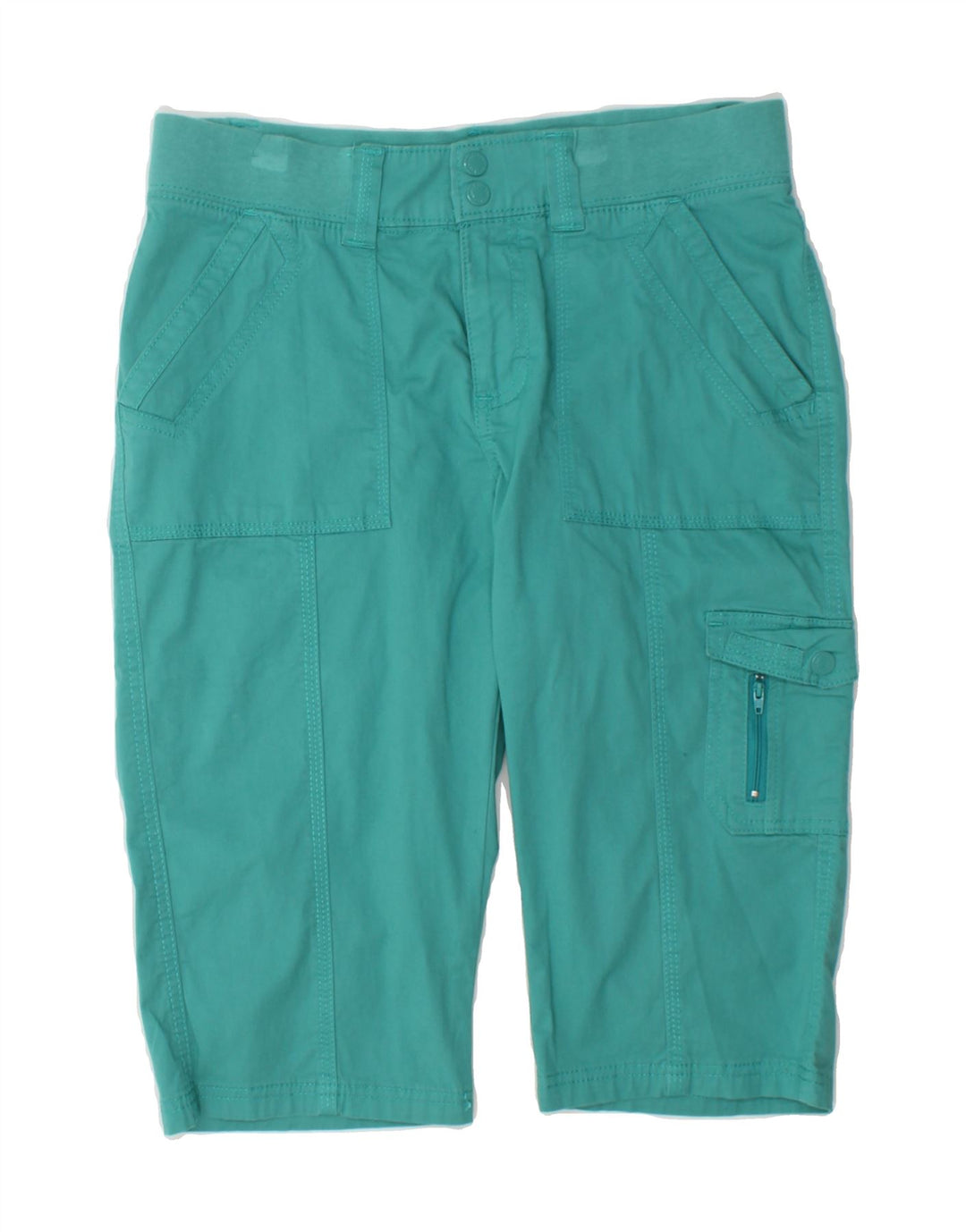 LEE Womens Easy Fit Cargo Shorts US 8 Medium W30  Turquoise Cotton Vintage Lee and Second-Hand Lee from Messina Hembry 