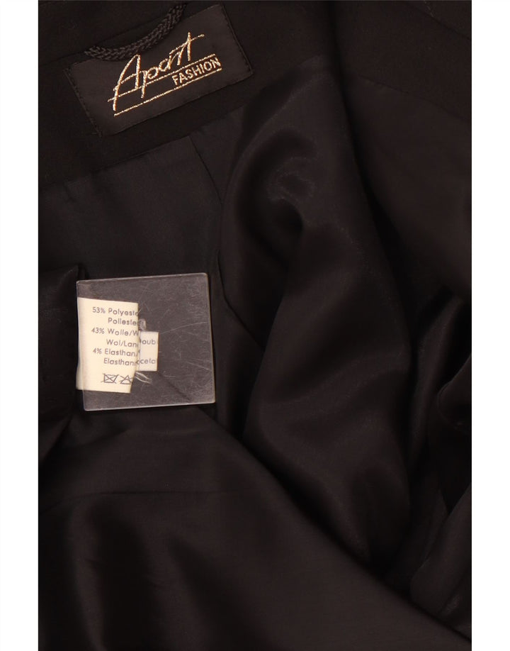 Giacca blazer lunga da donna Apart UK 14 poliestere nero medio