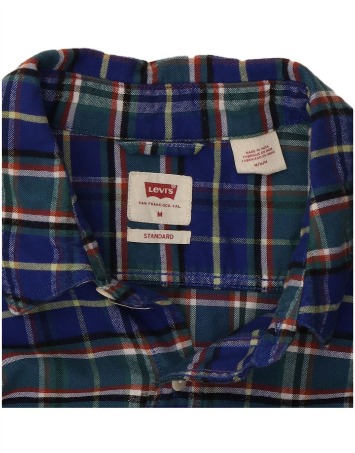 LEVI'S Camicia da uomo in flanella vestibilità standard, cotone a quadri multicolore medio