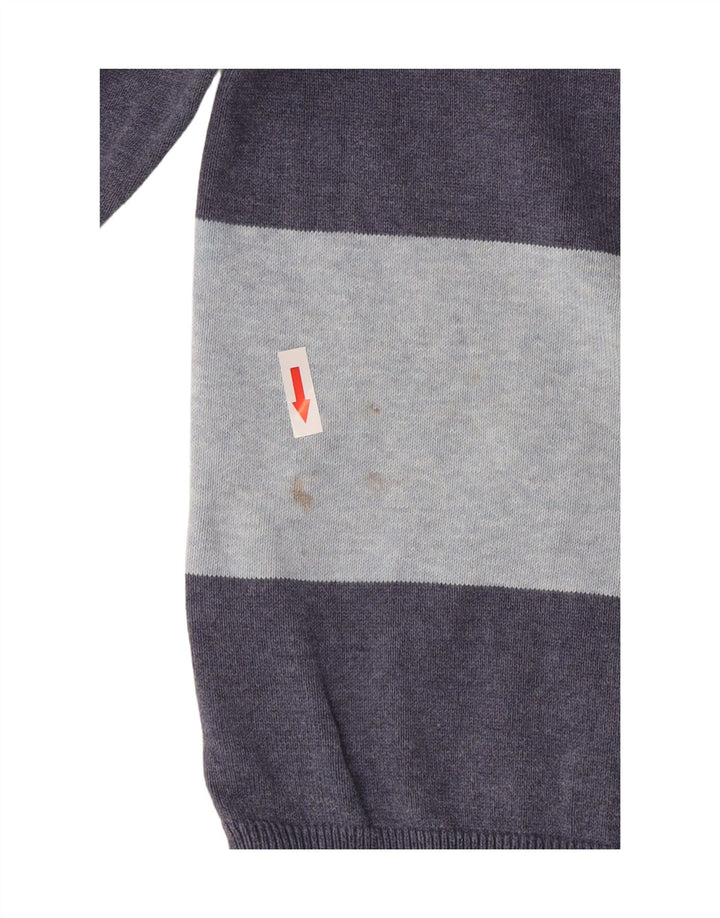 Polo da rugby da uomo Marks & Spencer Blue Harbour a righe blu medio