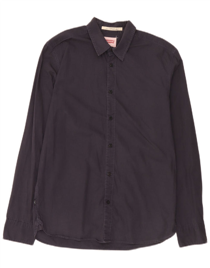Camicia Levi's da uomo con vestibilità standard, blu navy medio
