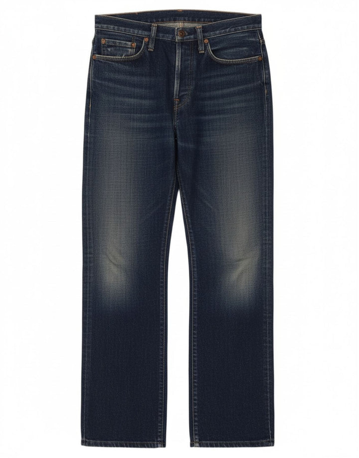 Jeans dritti da donna Replay W29 L32 cotone blu navy