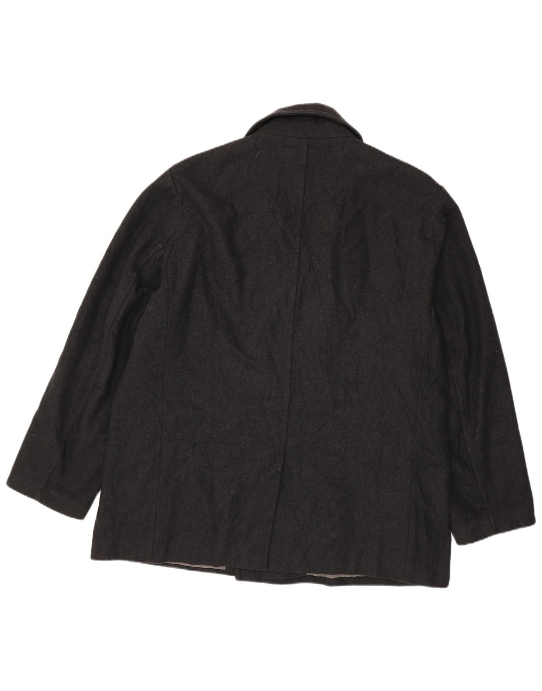 Caban da uomo Calvin Klein UK 42 XL lana nera