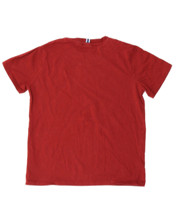 T-shirt grafica per ragazzi TED BAKER Top 10-11 anni in cotone bordeaux