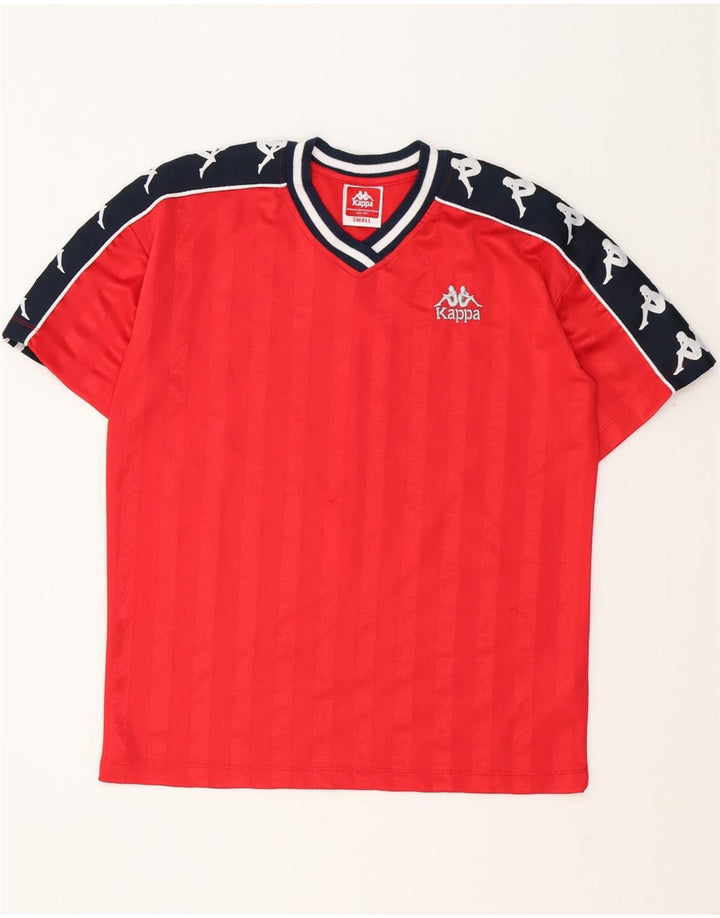 T-shirt grafica da uomo KAPPA Top piccolo rosso color block