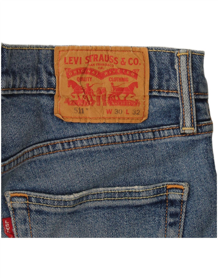Jeans Levi's Uomo 511 Slim W30 L32 Cotone Blu